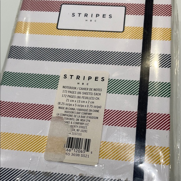 *NEW* Hudson’s Bay Company "STRIPES HBC" Branded Journal Notebook - Picture 7 of 8